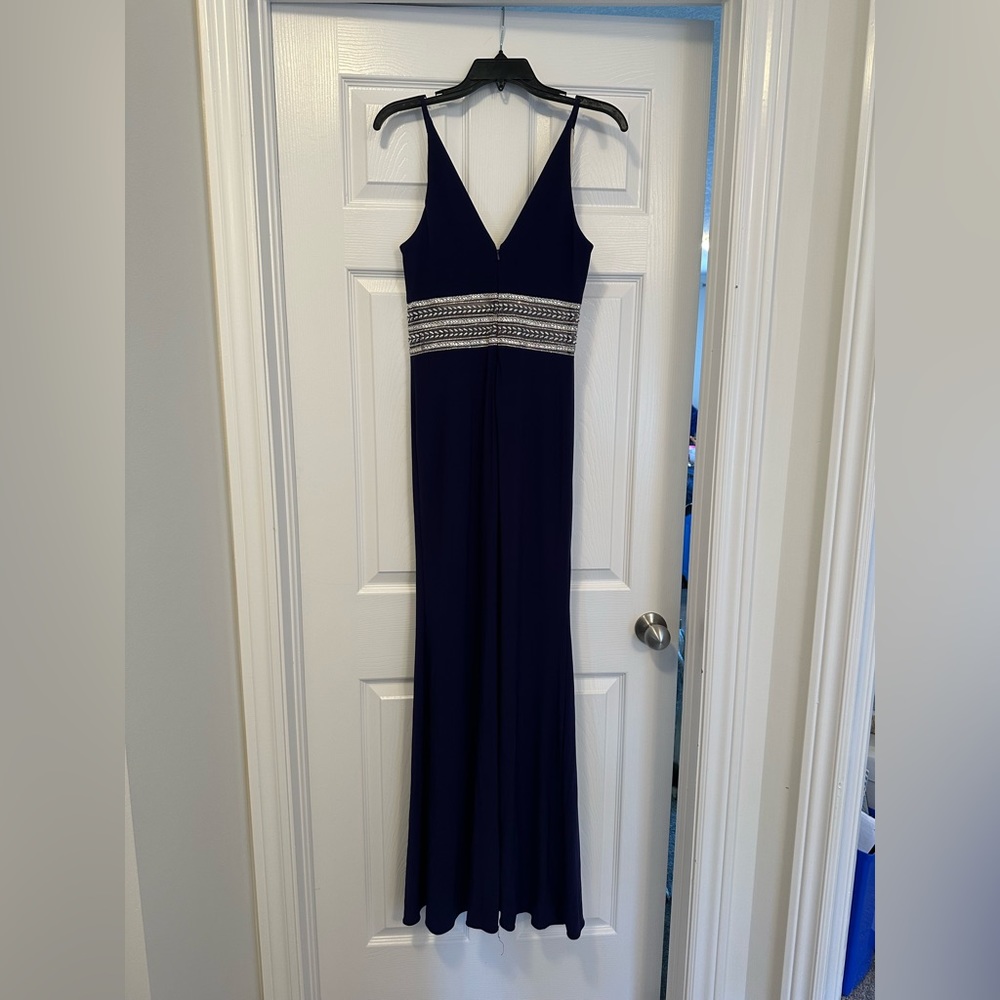 Beautiful eggplant evening gown
